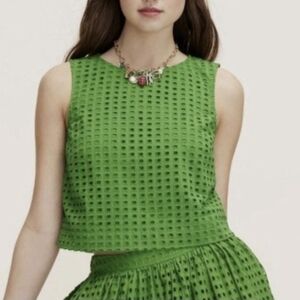 Kate Spade Eyelet Shell Tank Top